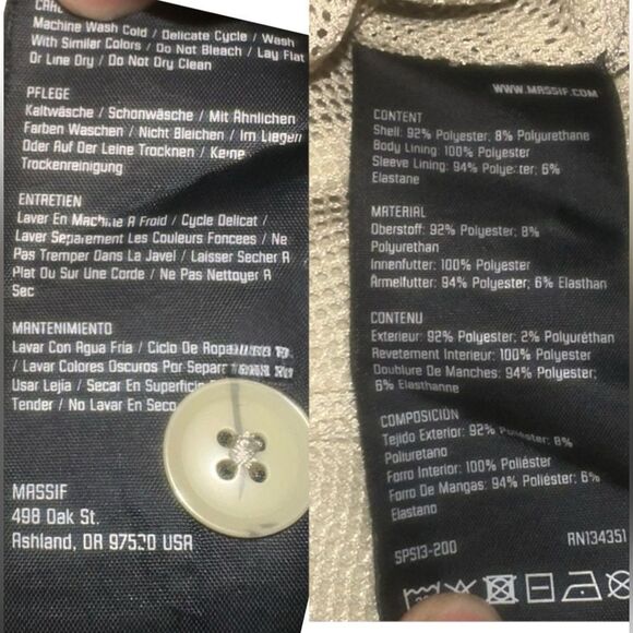 🔥 MASSIFF CLIPPER WINDBREAKER Rain Winter Combat Jacket Size XL 42 - Picture 7 of 10